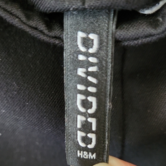 H&M Divided Black Overalls Sz 4 Tie Straps Cotton Blend Casual Weekend Wear Boho - Picture 6 of 15